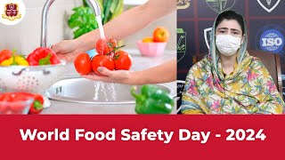 Awareness Message  World Food Safety Day  7th June 2024  Ms Asma Waheed  Sr Nutritionist  KTH [upl. by Amo]