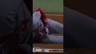 Nolan Arenado Scary Hit By Pitch 😬 SportsProductions11 shorts baseball [upl. by Oeram765]