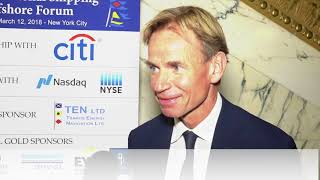 2018 12th Annual International Shipping amp Offshore Forum  Mats Berglund Interview [upl. by Lorelei]