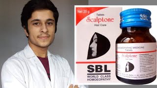 sbl scalptone homeopathy tablets for hair problems [upl. by Anrehs]