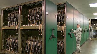 Inside Massive US Air Force Armory Storing Billion  Worth of Firearms [upl. by Pelag]