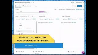 Financial Wealth Management System in ClickUp [upl. by Aicirtac839]