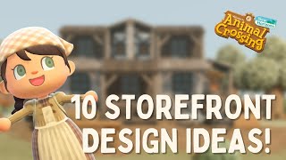 10 Ways To Use The New 20 Storefront Furniture  Animal Crossing New Horizons [upl. by Richey]