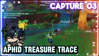 Aphid Treasure Trace Capture 3  Genshin Impact [upl. by Eadas387]