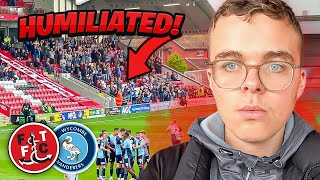 HUMILIATED AT HOME FLEETWOOD VS WYCOMBE VLOG [upl. by Emmie]