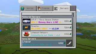 How To Join Multiplayer Servers In Minecraft PE 12 Pocket Edition Xbox PS4 Switch PC [upl. by Dorice896]