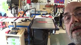 Cleaning and maintaining my table saw top [upl. by Lingwood150]