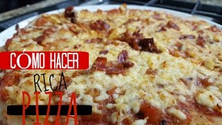 COMO HACER PIZZA  VENEZOLANO [upl. by Nereen]