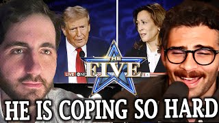 The Five Reacts To The First TrumpHarris Debate  Hasanabi amp Felix Biederman React [upl. by Ines]