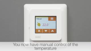 NGTouch Underfloor Heating Thermostat Manual Mode [upl. by Marcel810]