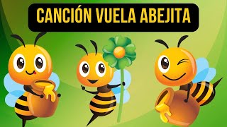 CANCIÓN INFANTIL LA ABEJITA VA A RECOGER MIEL CANTA CON LOBITO BUENO [upl. by Alyhs]