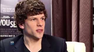 Awkward Jesse Eisenberg Interview for quotNow You See Mequot [upl. by Esoj794]