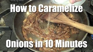 How to Quickly Caramelize Onions  Review [upl. by Jedthus577]