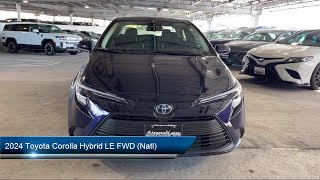 2024 Toyota Corolla Hybrid LE FWD Natl [upl. by Nrehtak]