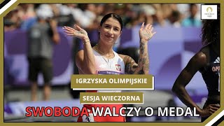 IGRZYSKA OLIMPIJSKIE  LEKKOATLETYKA  SESJA WIECZORNA  NA ŻYWO  03082024r [upl. by Dranel]