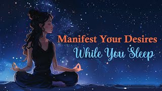 30 Minute Sleep Meditation  Manifest All You Desire While You Sleep [upl. by Alaehcim]