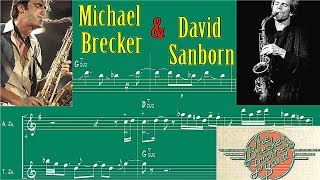 Rocks  David Sanborn amp Michael Brecker Solo Transcription Brecker Brothers 1975 [upl. by Willey70]