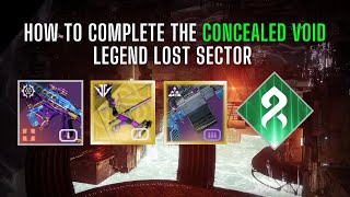 How To Complete the CONCEALED VOID Legend Lost Sector  Season of the Witch Lost Sector Guide [upl. by Basilius]