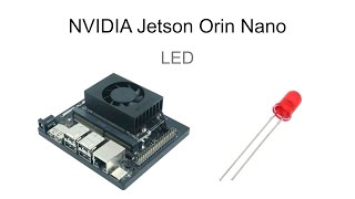 Use LED with Nvidia Jetson Orin Nano 8GB Dev Kit via the GPIO jetson nvidia orinnano [upl. by Neened]