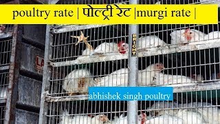 poultry rate  पोल्ट्री रेट  abhishek singh poultry  murgi rate  poultry in india [upl. by Cranston48]