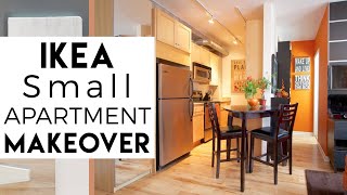 Tiny Apartment  IKEA Small Space Decorating  Interior Decorating  eps3 Season 2 [upl. by Nnayd]