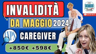 RIVOLUZIONE Pensioni per INVALIDI PARZIALI e TOTALI Nuovi Assegni e Aumenti INPS [upl. by Ebarta]