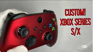 Custom Xbox Series SX Controller  eXtreamRate Faceplate installation [upl. by Auhsohey]