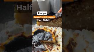 Recipe Small Batch BASQUE  BURNT Cheesecake [upl. by Christos]