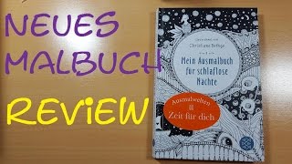 german coloring book quotMein Ausmalbuch für schlaflose Nächtequot  Review [upl. by Udele]