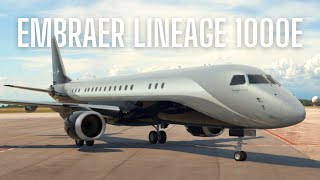 Inside the Embraer Lineage 1000E  Interior Operating Cost and much more [upl. by Elle]