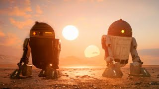 R2D2 Vs C2B5 IN Battlefront 2 [upl. by Arrais]