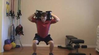 Lower Body Exercise  Dumbbell Squat [upl. by Asiulana]