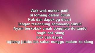 WARIS ft Dato Hattan Gadis Jolobu LIRIK [upl. by Zumstein839]