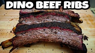 Texas Style Beef Ribs  Smoked BBQ Dino Ribs [upl. by Amund47]