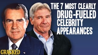 The 7 Most Clearly DrugFueled Celebrity Appearances  The Spit Take [upl. by Conal]