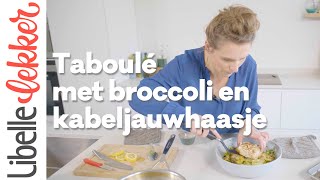 Klaar in 30 minuten kabeljauwhaasje met saffraancouscous en broccoli [upl. by Kcirdneked]