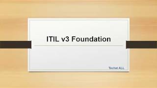 Level of ITIL ITIL V3  Introduction Hindi or Urdu lec  1 [upl. by Ennair901]