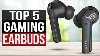 TOP 5 Best Gaming Earbuds 2024 [upl. by Sucam354]