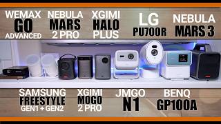 2023 Ultimate Portable Projector Comparison [upl. by Annaesor]