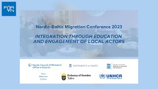 LIVE NordicBaltic Migration Conference 2023 [upl. by Altaf]