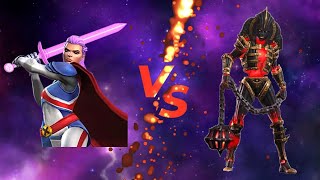 Captain Britain vs Morningstar  Marvel Contest of Champions [upl. by Karrah]