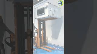 EC Fan Installation  Fresh Air  hvacservice hvac hvactech freshair stacker lifting [upl. by Ursal826]