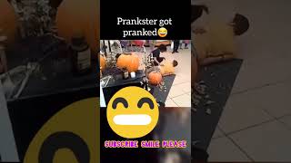 Prankster Got Pranked The Karma😂 reels shortsfeed prank karma funnyvideos youtubeshorts reel [upl. by Elfreda]