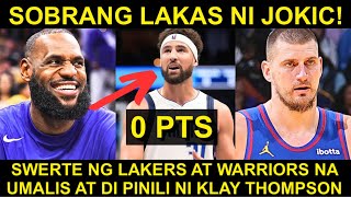 Lakers at GSW SWERTE na Hindi PINILI ni Klay NANGITLOG  Jokic MASYADONG MAGALING [upl. by Mutz408]