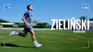 ALL EYES ON ZIELINSKI 👀🖤💙  SPECIAL CAM 📹 [upl. by Toolis]