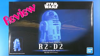 Star Wars Bandai R2D2 Hologram Version Review [upl. by Tyrone]