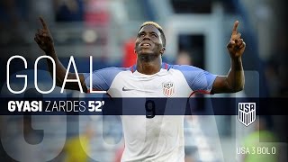 MNT vs Bolivia Gyasi Zardes Second Goal  May 28 2016 [upl. by Lambart]