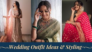 WEDDING GUEST OUTFIT IDEAS AND STYLING  WHAT TO WEAR FOR INDIAN WEDDING  GOGLAM90 [upl. by Ashien]