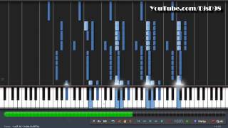 Once Again  Tristam  Synthesia Piano [upl. by Nessie674]