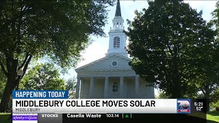 Middlebury College celebrates new solar initiative [upl. by Lipsey]